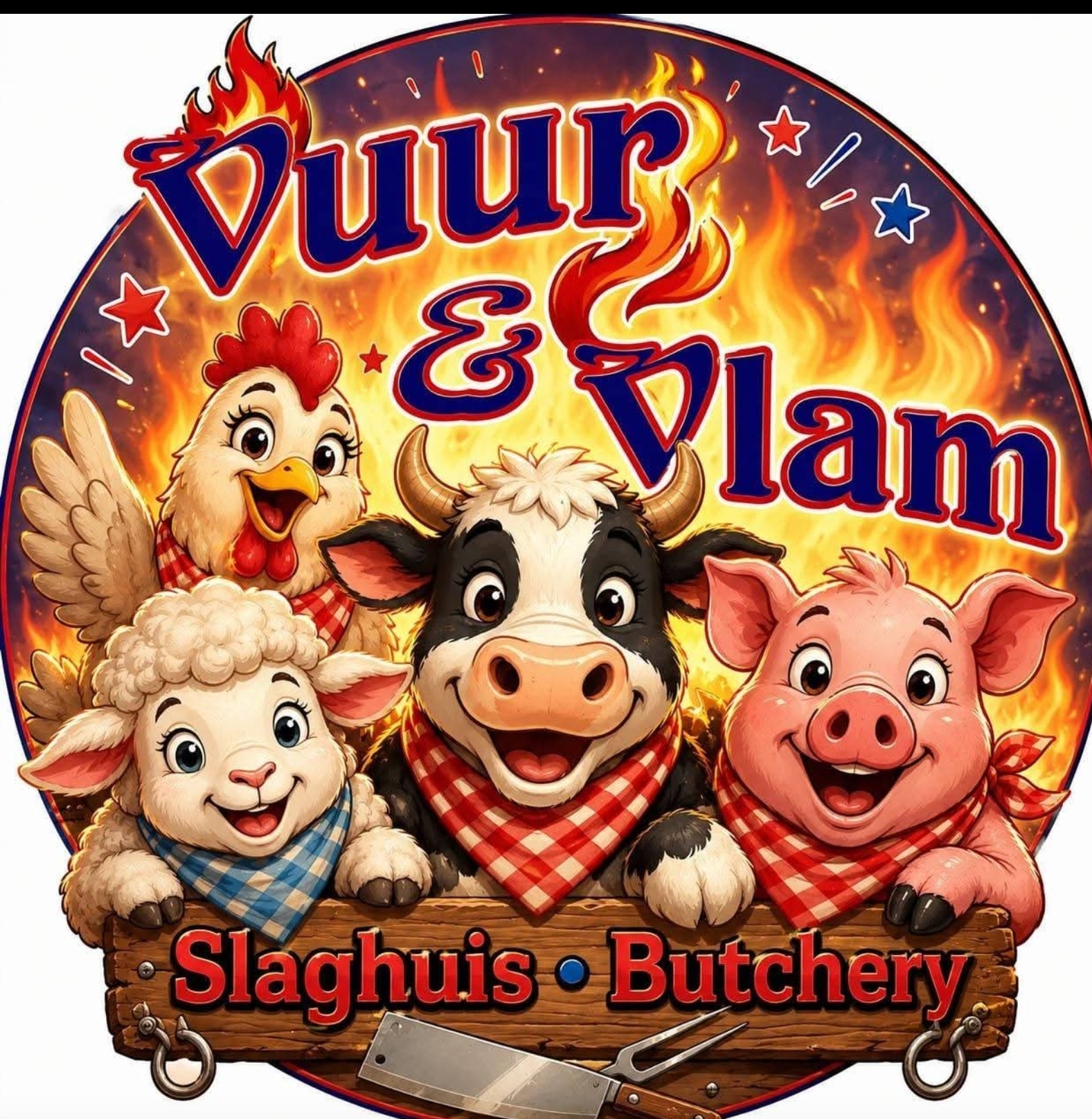 Vuur en Vlam Slaghuis banner
