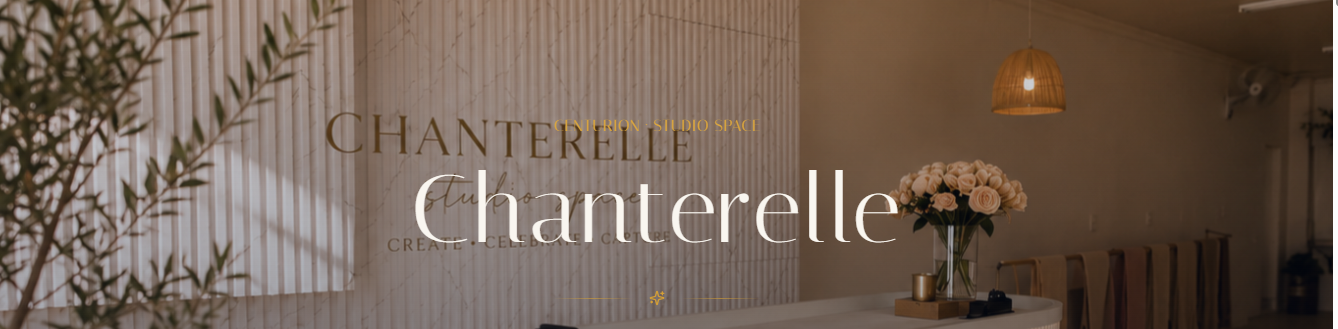 Chanterelle the Venue banner