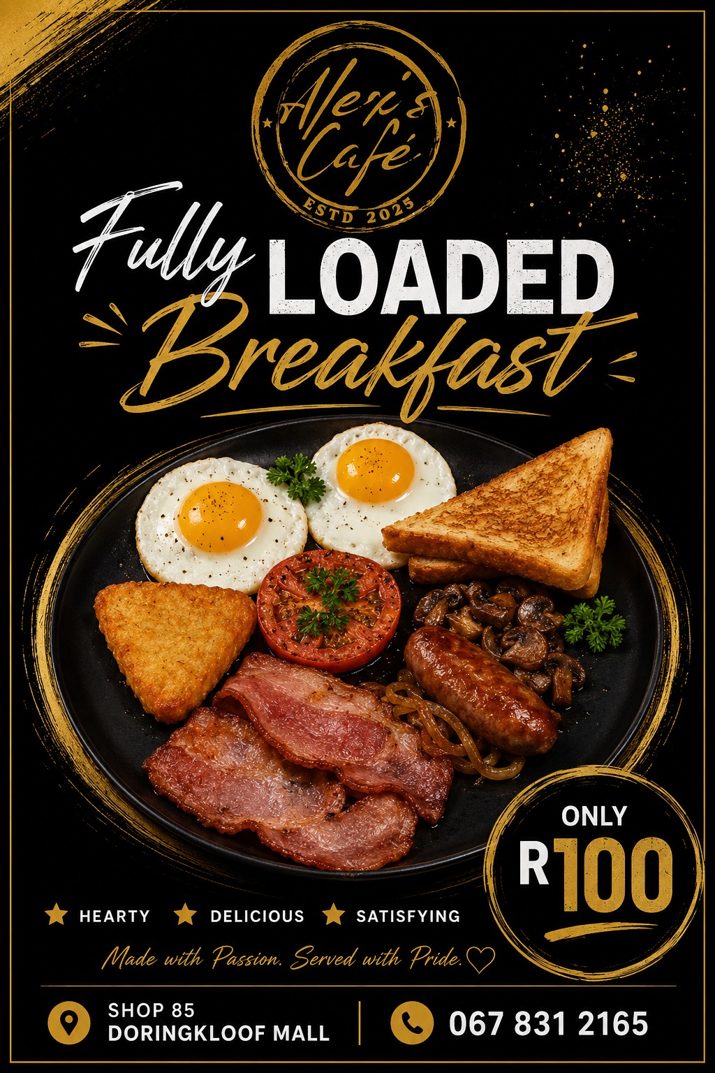 Fully loaded breakfast